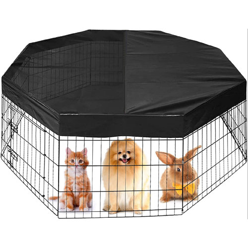 Tucker Murphy Pet™ Dog Playpen Cover, Pet Playpen Mesh Fabric Top Cover